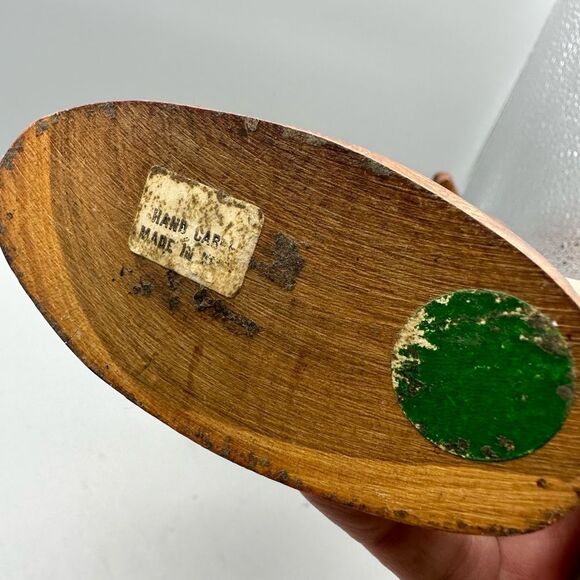 Vintage wooden hand carved antelope decor - Picture 6 of 11